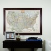 Craig Frames Wayfarer, Executive United States Push Pin Travel Map,
