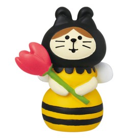Decore Corporation Concombre ZCB-51656 Cat Hood, Size (W x D x H): Approx. 1.4 x 0.8 x 1.9 inches (3.6 x 2.2 x 4.7 cm)