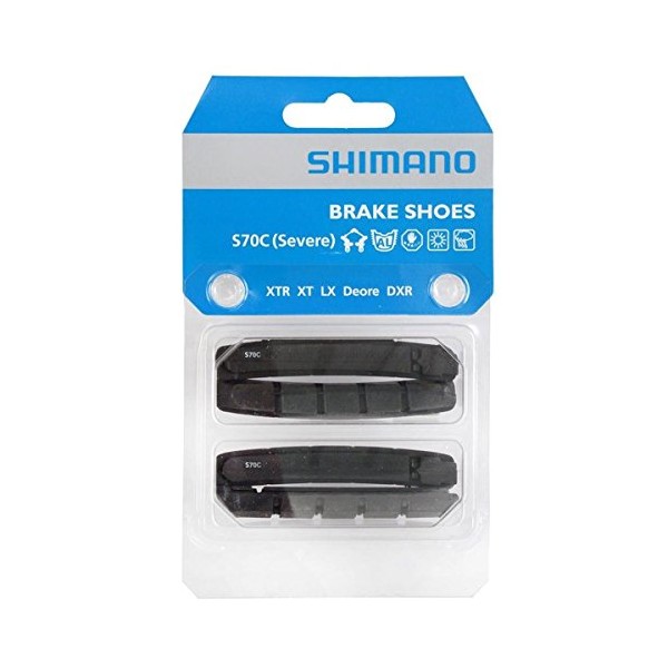 SHIMANO S70C Severe Cartridge-Type Brake Shoes - 2 Pair -