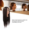 Hairdressing Mannequin Head 63cm Synthetic Fiber Head Styling Middle Part