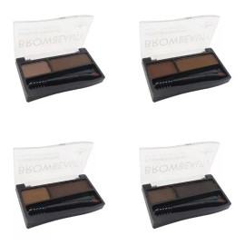 Italia Deluxe Sombra Para Cejas Browbeauty 4 Pzas Coleccion Italia Deluxe