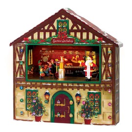 Mr. Christmas Animated Musical Advent House