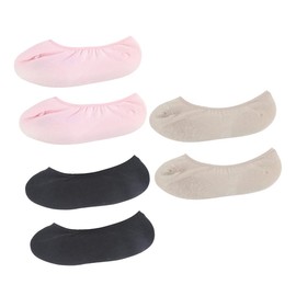 Baluue 1 Pair Gel Ankle Socks Low-cut Moisturizing Socks Foot Protector for Girls Crack Comfortable Elastic