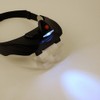 Multifunctional LED Head Mount Magnifier with Replaceable Lens for Inspection