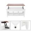 YYAO Lift Top Coffee Table with Hidden Compartment & Shelf,Modern