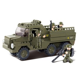 Sluban M38-B0301 Military Blocks Army Bricks Toy - Army Personnel Carrier
