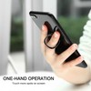 [2 Pack] Glossy Rounded Edges Cell Phone Ring Holder Stand,360