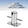 316 Stainless Steel Single Mooring Bitt Heavy Duty Cross Bollard