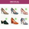 Gel Heel Inserts, Self-Adhesive Half-Sole Pads for High Heels,Clear,P:4-5.5