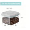 Cozey Daily Pop Containers with Lids - Stackable Airtight Food