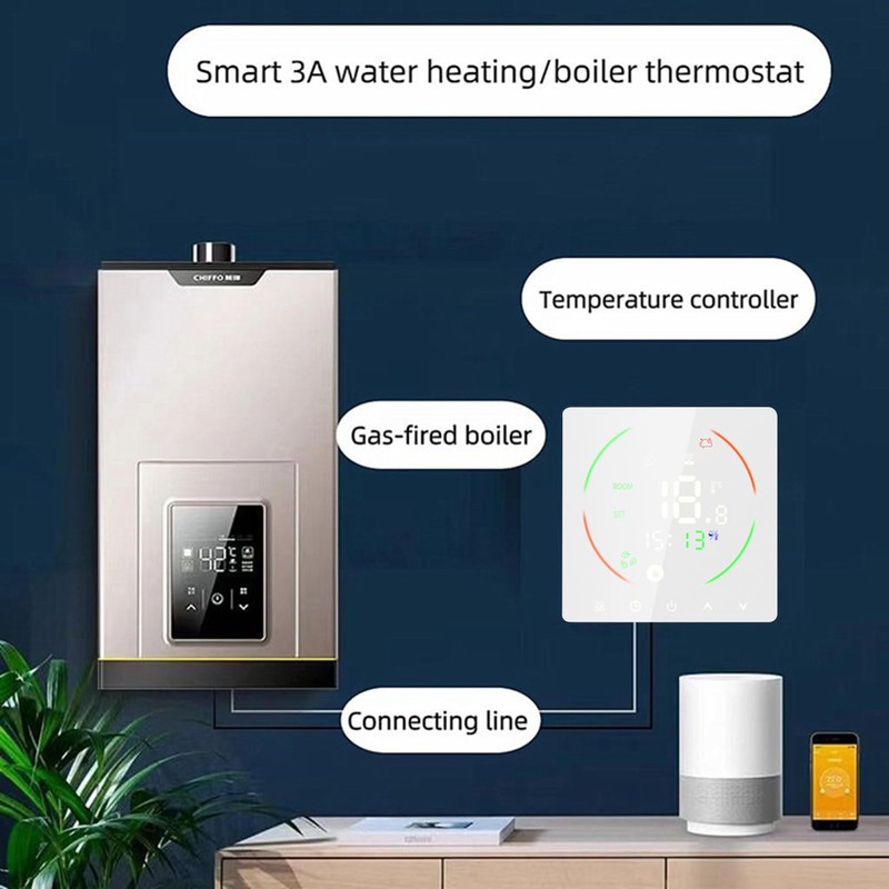 Lithomy 16A Smart WiFi Thermostat for Electric Floor Heating Home