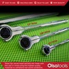 Olsa Tools 90T Swivel Head Ratchet Wrench Set, 3-Piece, Chrome
