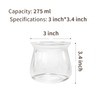 UHIWALKER 9.7oz Espresso Cups Espresso Shot Glasses for OREA,275ml Glass