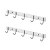 Luchs Set of 2 5 Hooks Coat Hooks with 5