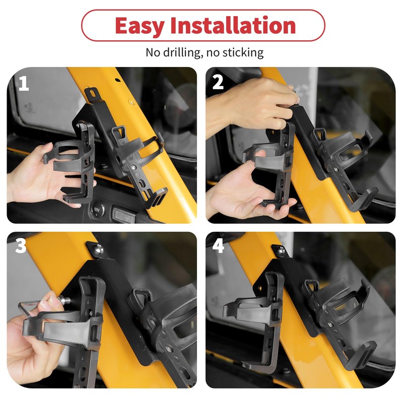 Linskip Roll Bar Fire Extinguisher Bracket Mount Fit for 2021-2024