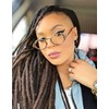 VOOGLAM Retro Round Blue Light Blocking Glasses for Women Men