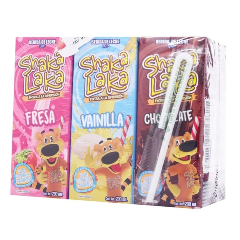SHAKA LAKA bebida sabor surtido 6.75 fl oz (Pack 6)