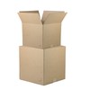 The Boxery 12x6x6'' Shipping Boxes Brown/Kraft Corrugated Cardboard Shipping Boxes