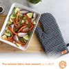 MasterChef Oven Mitts Heat Resistant, Set of 2 Baking Gloves,