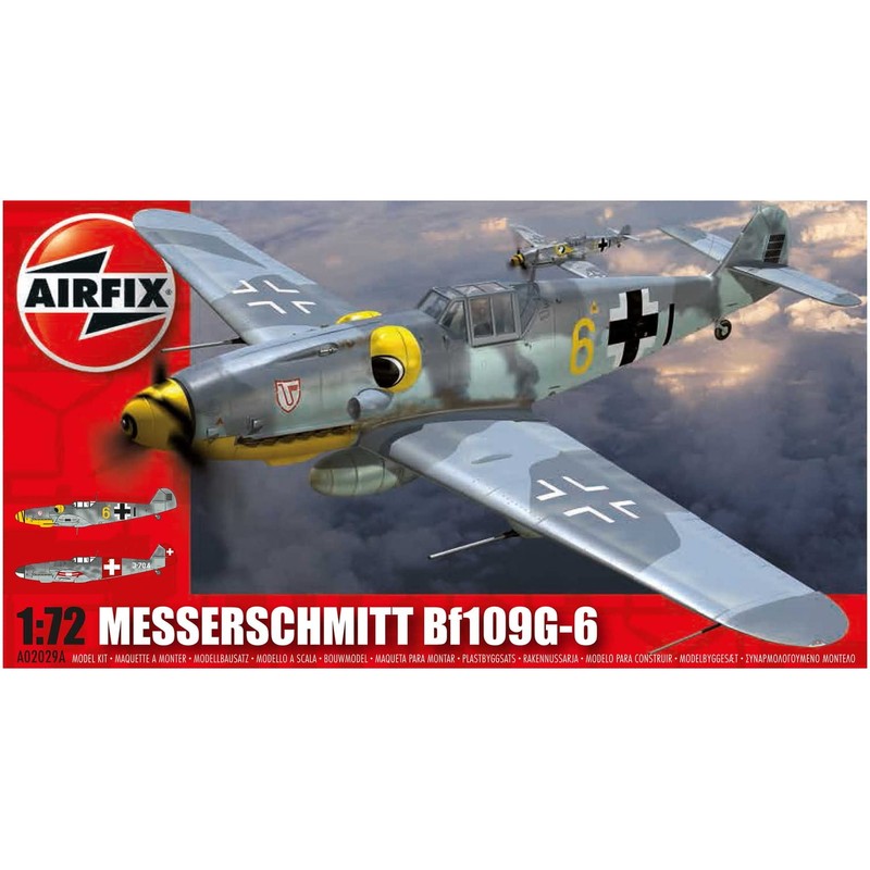 Airfix A02029A 1:72 Scale Messerschmitt BF109G-6 Model Kit