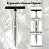 KCKHFA Coconut Opener Tool Set for Green Fresh Coconut, Manual