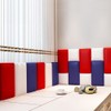 3D Anti-Collision Wall Padding for Kids, Peel and Stick Upholstered