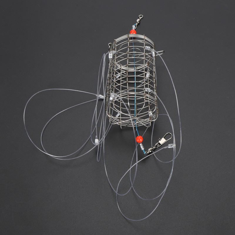 Crab Snares with 8 Loops Reusable Cylindrical Stainless Steel Wire