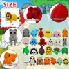 25 PCS Animal Figurines, 3D Printed Animal Figurines Set, Articulated,