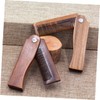 Beavorty Sandalwood Hair Comb Case Portable Comb Folding Design for
