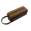 Enyuwlcm Heavy Canvas Stationery Large Pencil Bag with Handle Strap