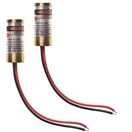 3V 4.5V 5mW Red "Line" Laser Diode Module 650nm by farhop - 9x21mm (2 Pack)