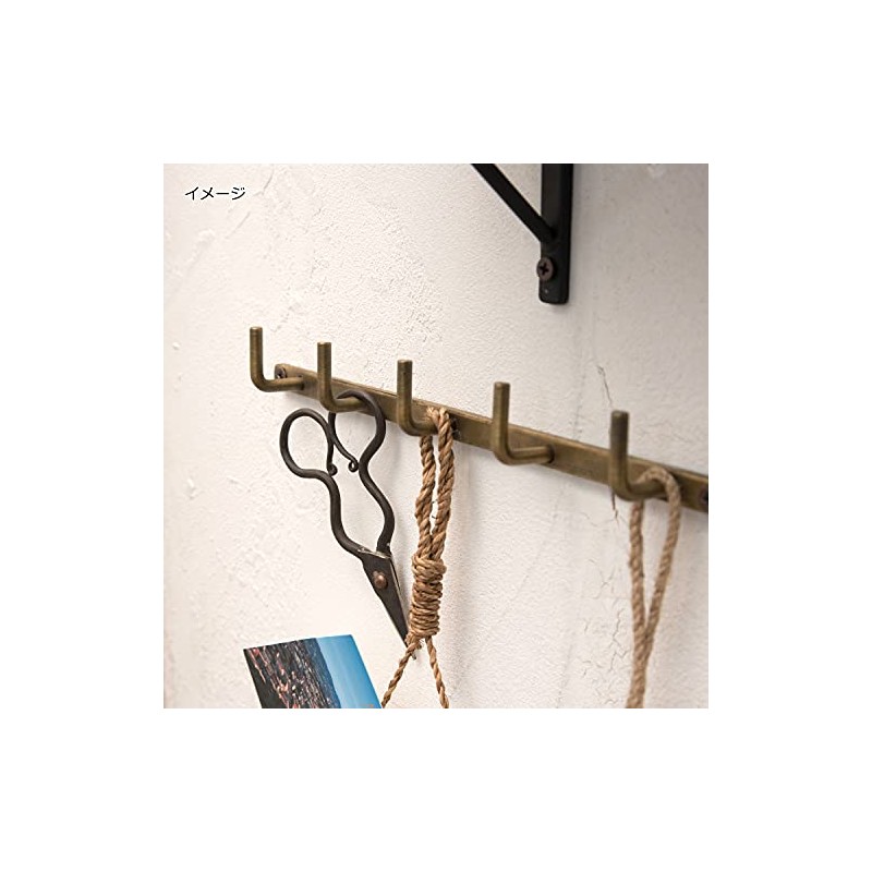 Posh Living 63138 Iron Wall Hook, 5-Piece Set, Antique Gold