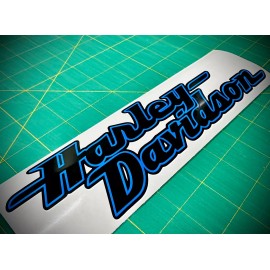 Oracal Vinyl Decals For Harley Fuel Tank Stickers  set of 2 Dyna Sportster Fxr