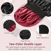 2pcs Bonnet for Men Bonnets for Black Women, Satin Bonnet