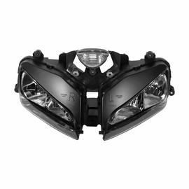 TCMT Front Motorcycle Headlight Assembly Fit For Honda CBR600RR CBR 600 RR 03 04 05 06 Black Casing Clear Lens