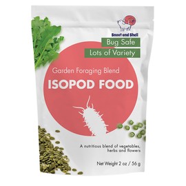 Snout and Shell Isopod Food A Bountiful Selection Crafted to Enrich Your Pet's Habitat and Diet (Garden Foraging Blend)