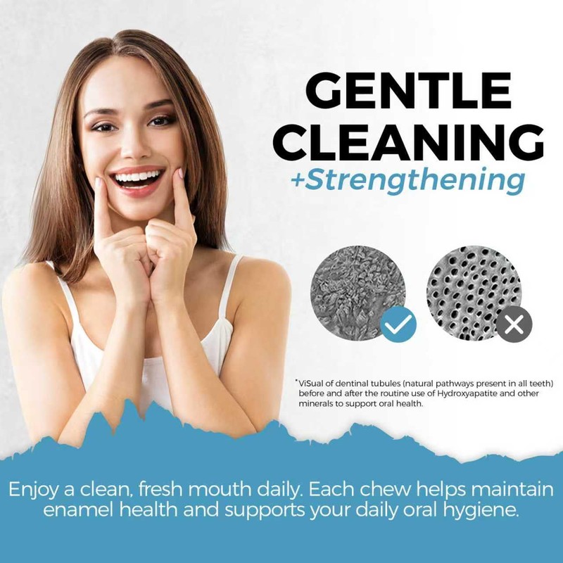 Hydroxyapatite Gum, 90 Pieces, Xylitol Gum, Good for Teeth Remineralization,