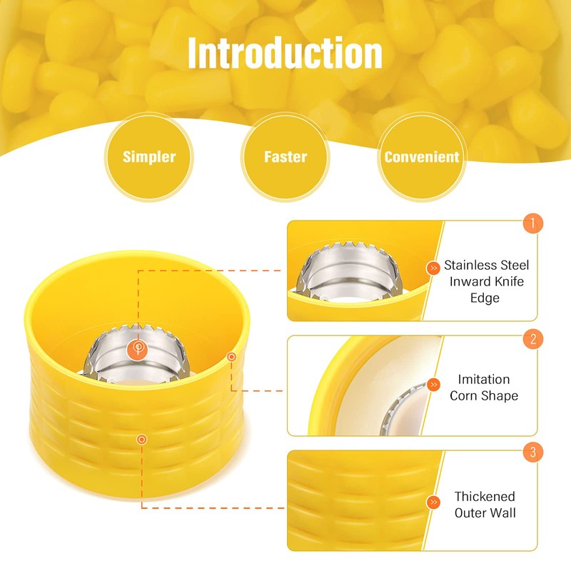 13 Pieces Corn Peeler Cob Corn Remover Corn Zipper Corn