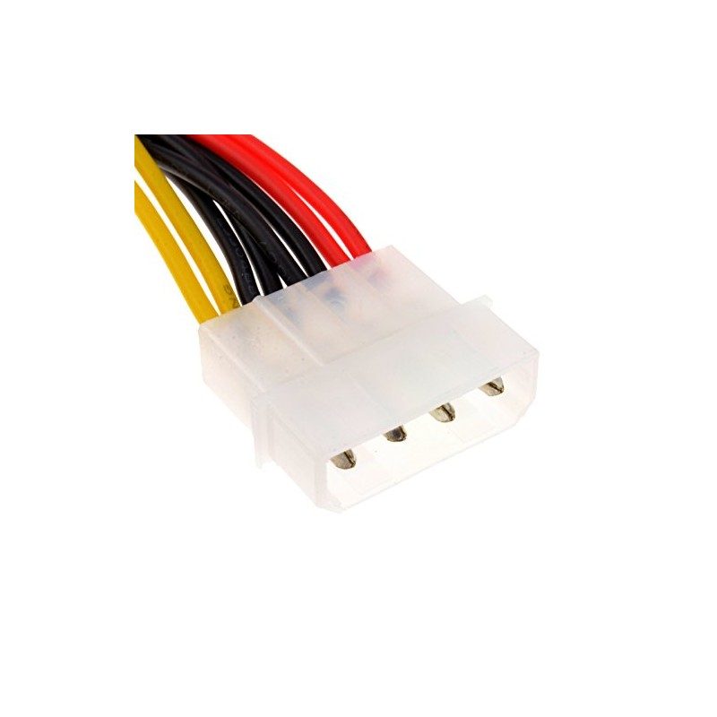kenable SATA Power Splitter Cable 4 pin LP4 Molex to
