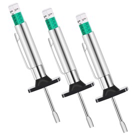 Tyre Tread Depth Gauge UK, 3 Pcs Color Coded Smart Precise Measurement Tool, for Cars, Trucks, Motorcycles - Range 0-25mm
