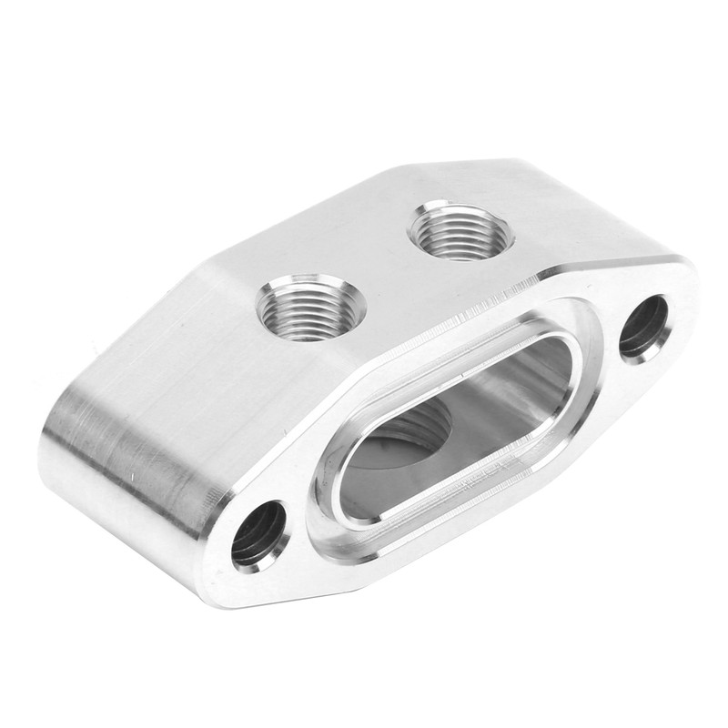 Oil Pressure Sensor Relocation Adapter Plate Car Engine Accessory Fit