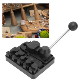 Jewellery Bending Machine, Ring Earring Bending Tools, Ring Bender Maker, Jewellery Tool, with Wood Support, Ring Bender for Bending Ring Jewellery, Bending Shapes for Ring Bars