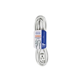 CONTROL EXPERT Extensión eléctrica doméstica 16 Awg 13 A Hogar Oficina (5 Metros)