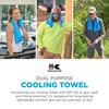 KOOLGATOR SPF 30 Cooling Towel – Reusable Neck Cooling Towel