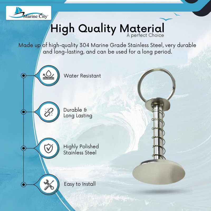 Marine City 304 Grade Stainless Steel Corrosion Resistant Hatch Cover