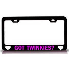 Custom Brother - GOT TWINKIES? Food Vegetable Fruit Metal Car SUV Truck License Plate Frame Bl z40