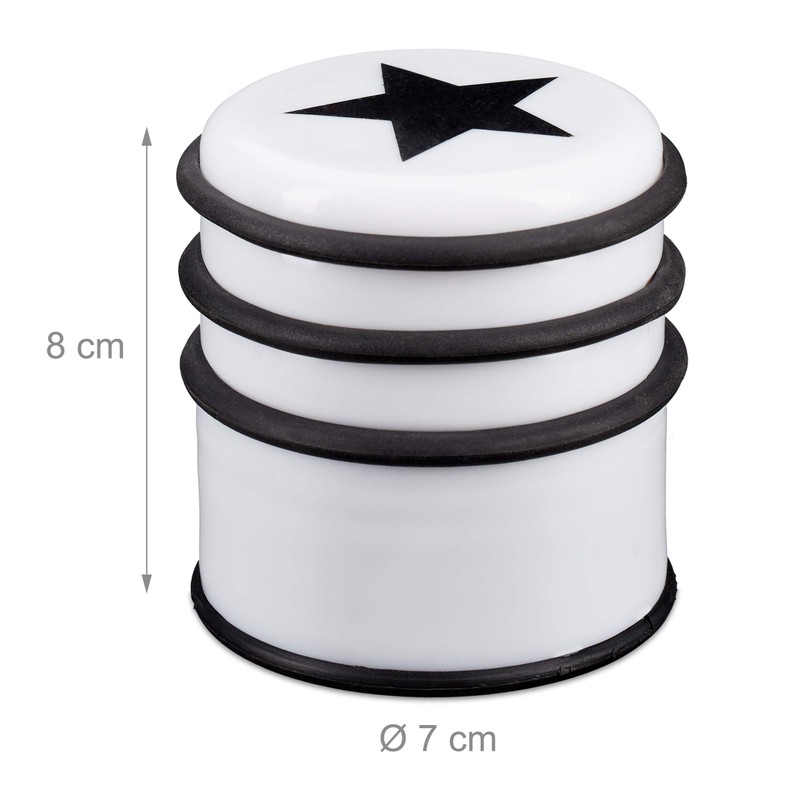 Relaxdays Door Stop Floor Stop for Windows & Heavy Doors