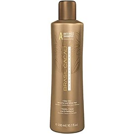 Brasil Cacau Professional Shampoo Anti-frizz NEW BOTTLE DESIGN 300ml 10.1 fl.oz Daily Use -Smoother and silkier hair - for all hair types by Brasil Cacau Professional