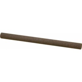 Norton 4" Long x 1/4" Diam x 1/4" Thick, Aluminum Oxide Sharpening Stone
