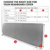 DUJUIKE Bed Headboard Cover for Queen, Stretch Bed Head Board